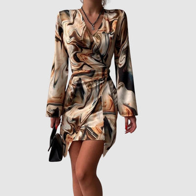 Zavando - Elegantes Damen-Wickelkleid