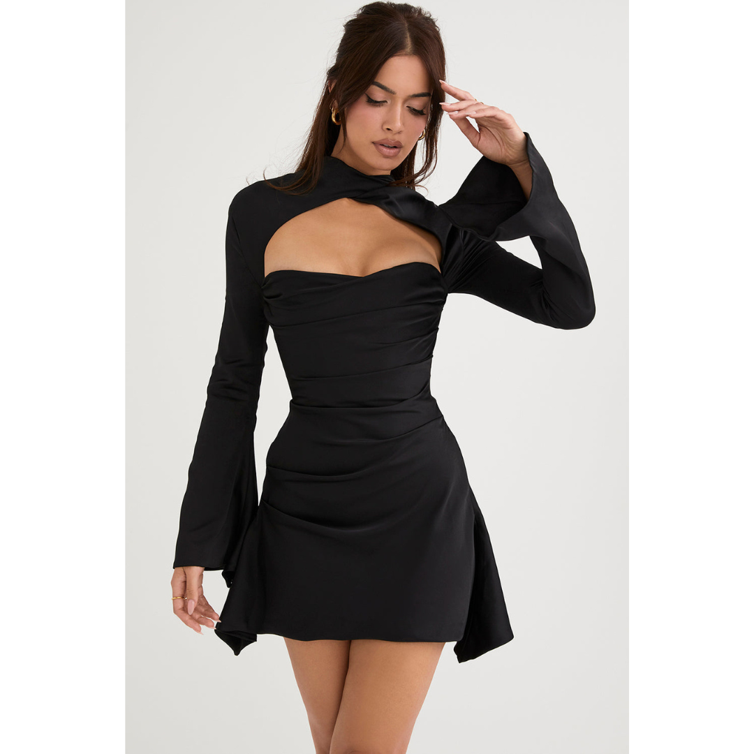 Partykleid Mit Langen Ärmeln Für Damen | Mini