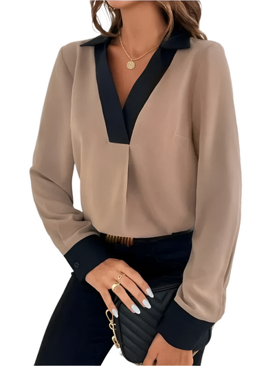 Zavando – Elegante Business Bluse für Damen