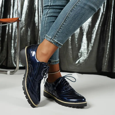 Damenschuhe Im Vintage Stil | Schnürschuhe