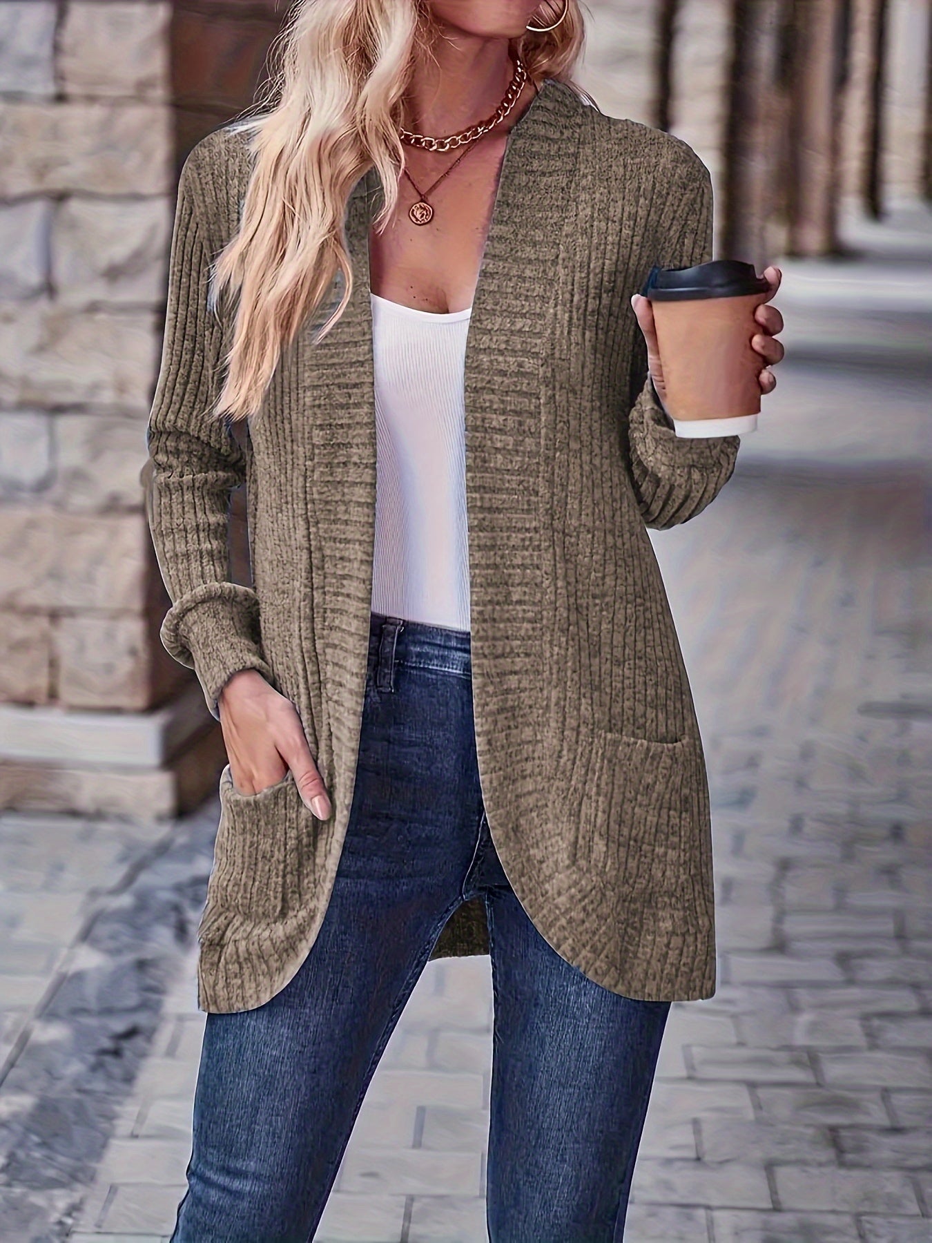 Zavando| Chic & Cozy Long-Sleeve Top- Müheloser Stil trifft auf ultimativen Komfort