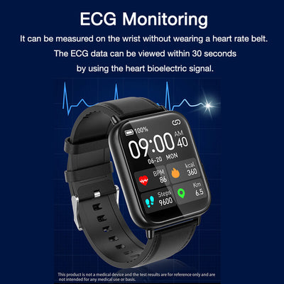TK10 Smart Watch Neue EKG Blutzucker Herzfrequenz Blutdruck Schlafüberwachung Wetter Nachrichten Sport