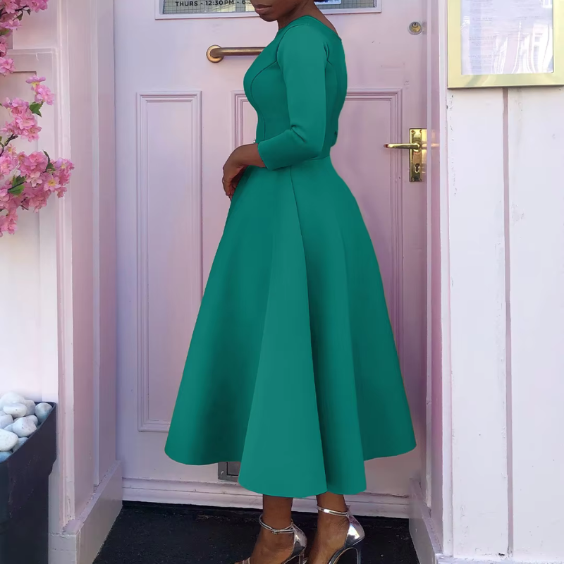 Elegantes Damen Hochzeitsgastkleid | Midi