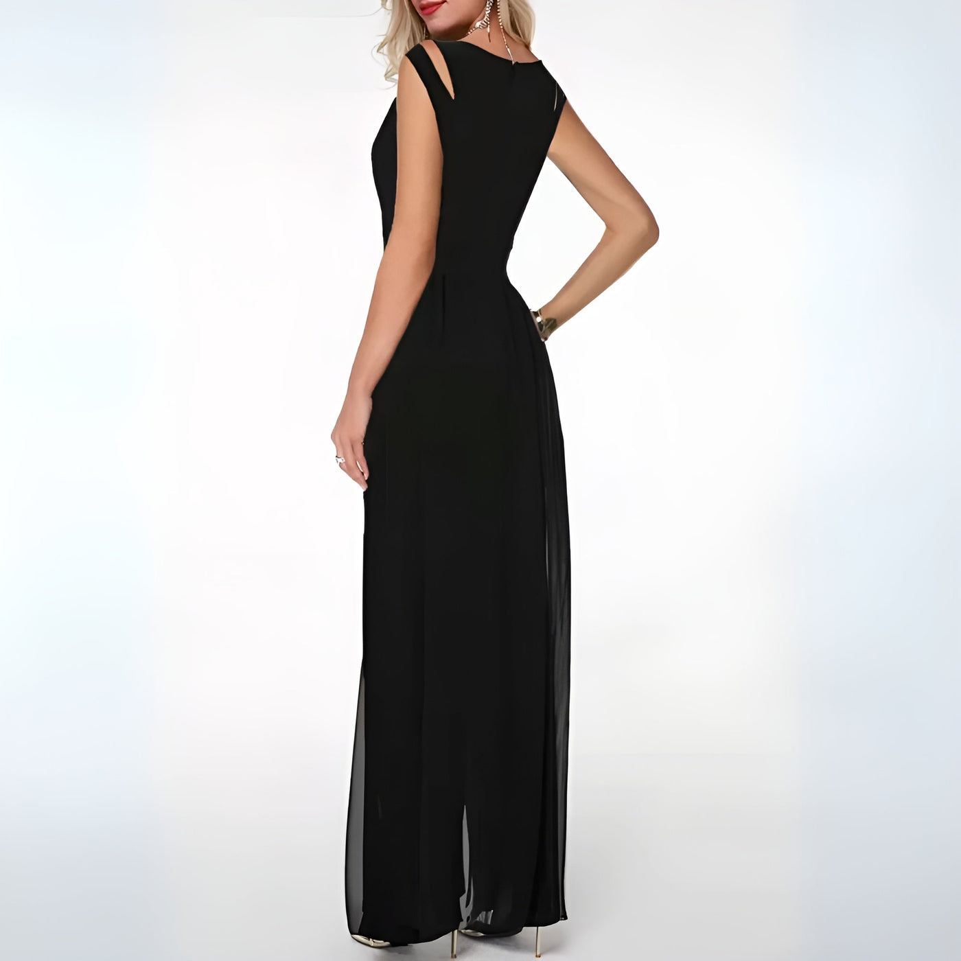 Ärmelloser Jumpsuit Mit Weitem Bein Für Damen | Sommer