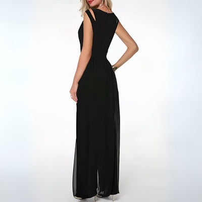 Ärmelloser Jumpsuit Mit Weitem Bein Für Damen | Sommer