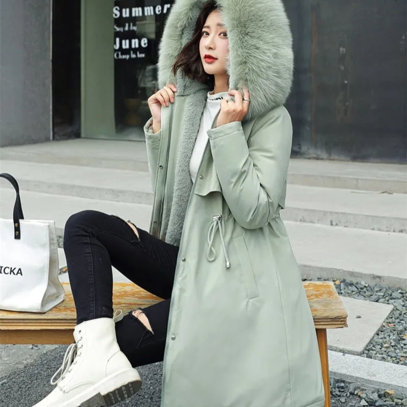Bequemer Parka Mit Reißverschluss Für Damen | Warm