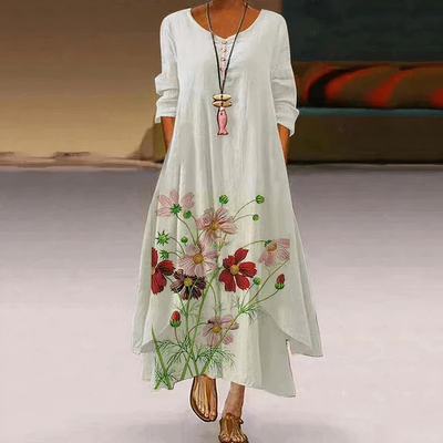 Zavando - Elegantes Baumwollkleid
