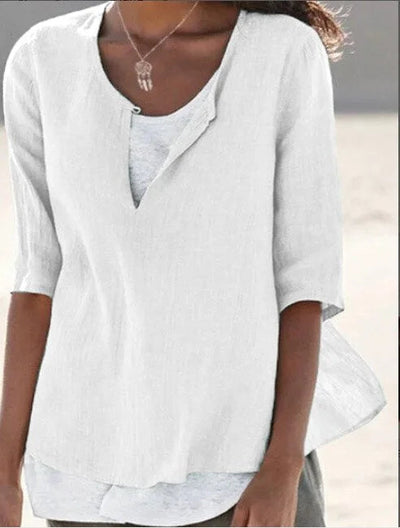 Lässige Lagenbluse Für Damen | Sommer