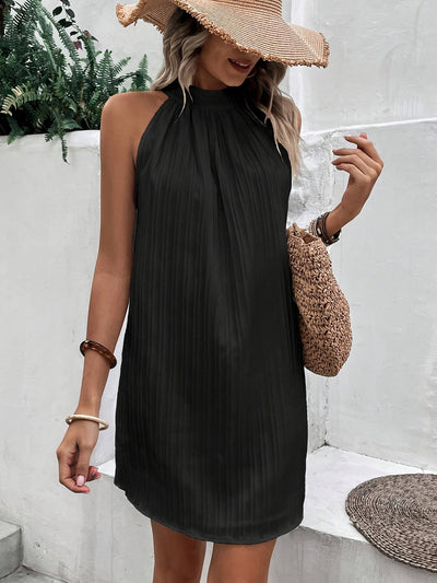 Ärmelloses Neckholder Kleid Für Damen | Mini
