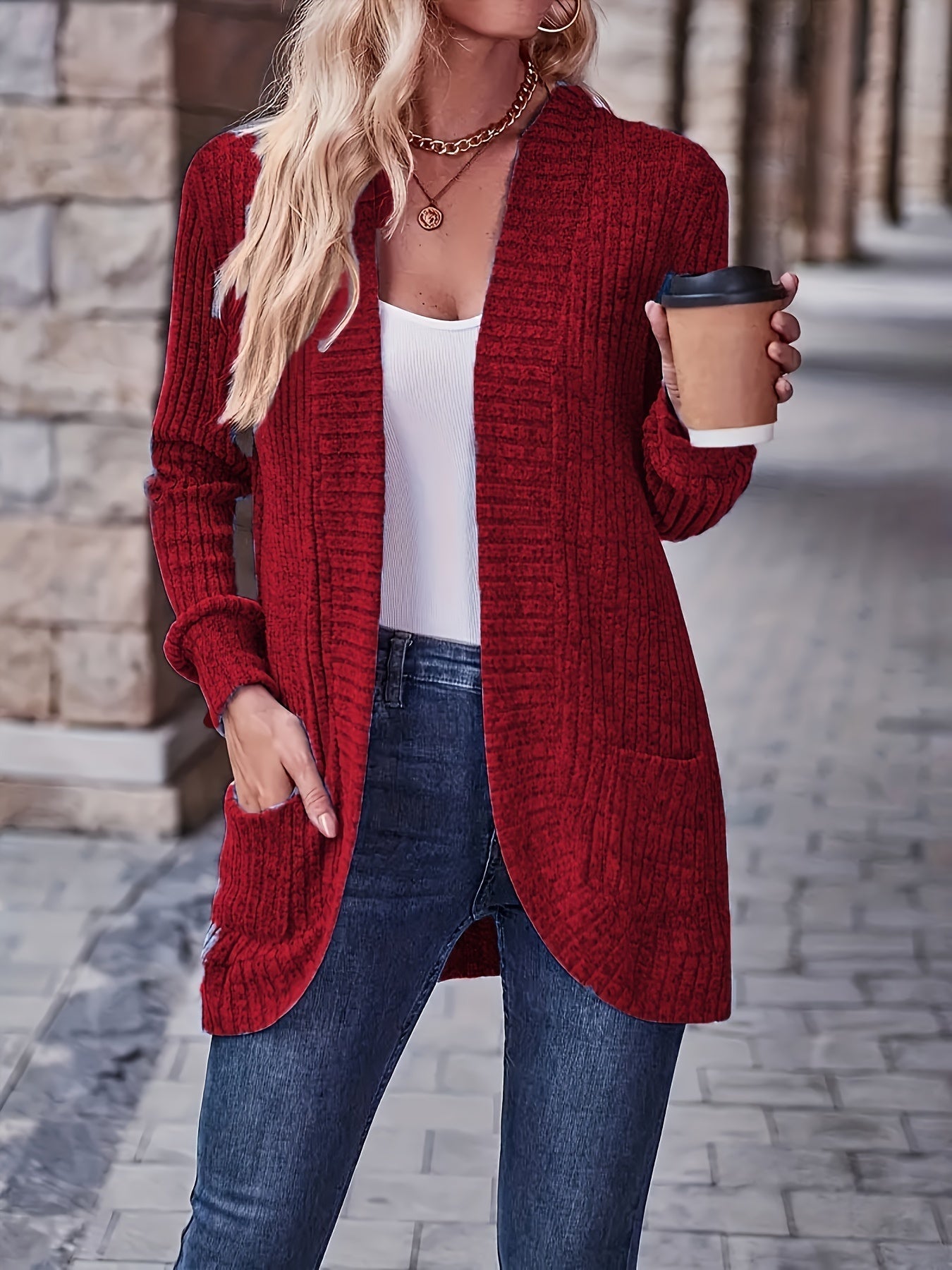 Zavando| Chic & Cozy Long-Sleeve Top- Müheloser Stil trifft auf ultimativen Komfort