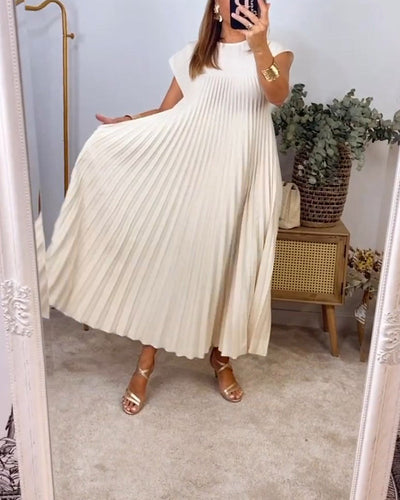 Zavando - Ärmelloses plissiertes Kleid