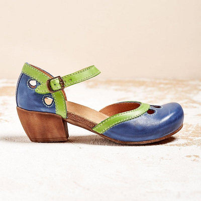 Damen Vintage Schuhe Mit Geschlossener Spitze | Bequem