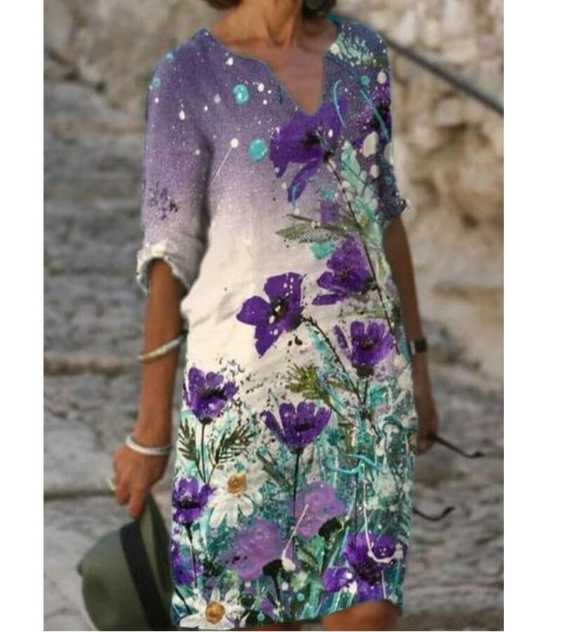 Zavando – Stilvolles Kleid mit Print
