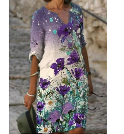 Zavando – Stilvolles Kleid mit Print
