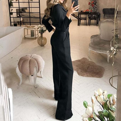 Formeller Wickel Jumpsuit Für Damen | Arbeiten