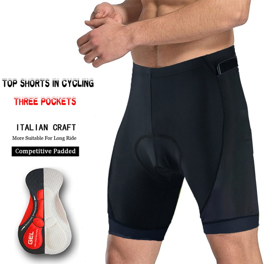 Radsport Silikon Gepolsterte Schnell-Trocknende Radsport Shorts