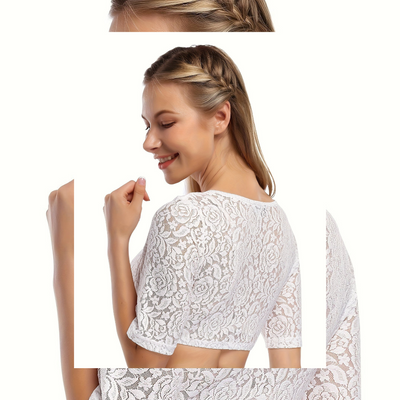 Traditionelles Dirndl Oberteil Für Damen | Halblange Ärmel