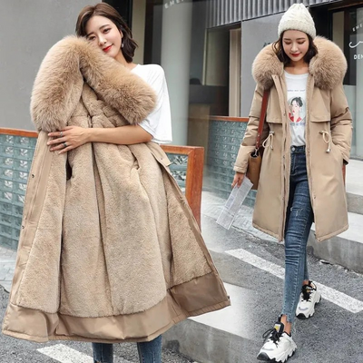 Bequemer Parka Mit Reißverschluss Für Damen | Warm