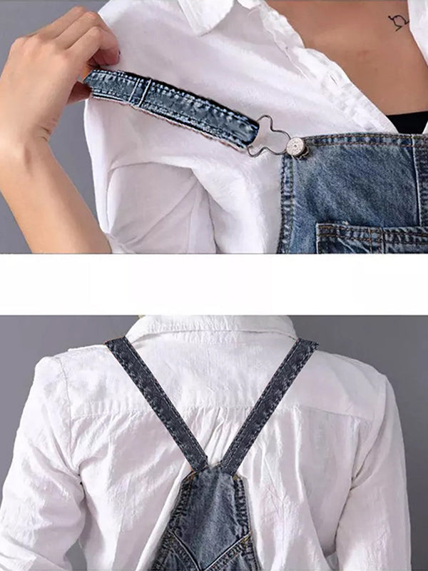 Denim-Overallkleid für Damen