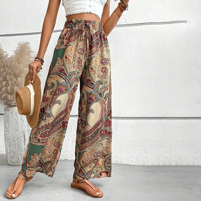 Zavando – Damen Strandhose mit weitem Bein
