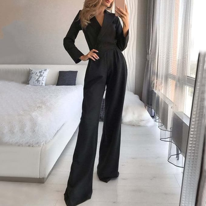Formeller Wickel Jumpsuit Für Damen | Arbeiten