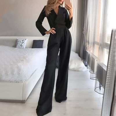 Formeller Wickel Jumpsuit Für Damen | Arbeiten