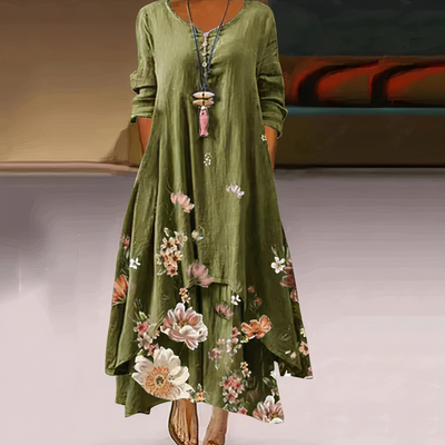 Zavando - Elegantes Baumwollkleid