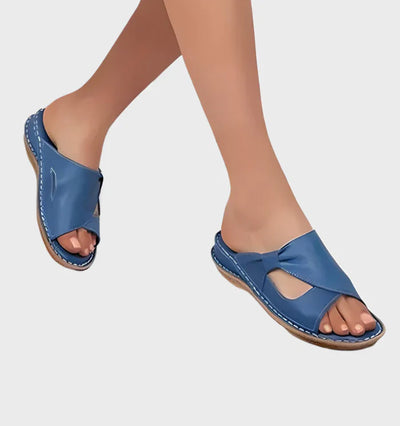 Zavando – Strapazierfähige Leder-Sandalen zum Hineinschlüpfen