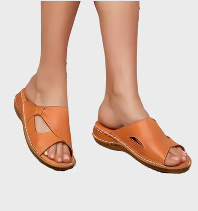 Zavando – Strapazierfähige Leder-Sandalen zum Hineinschlüpfen