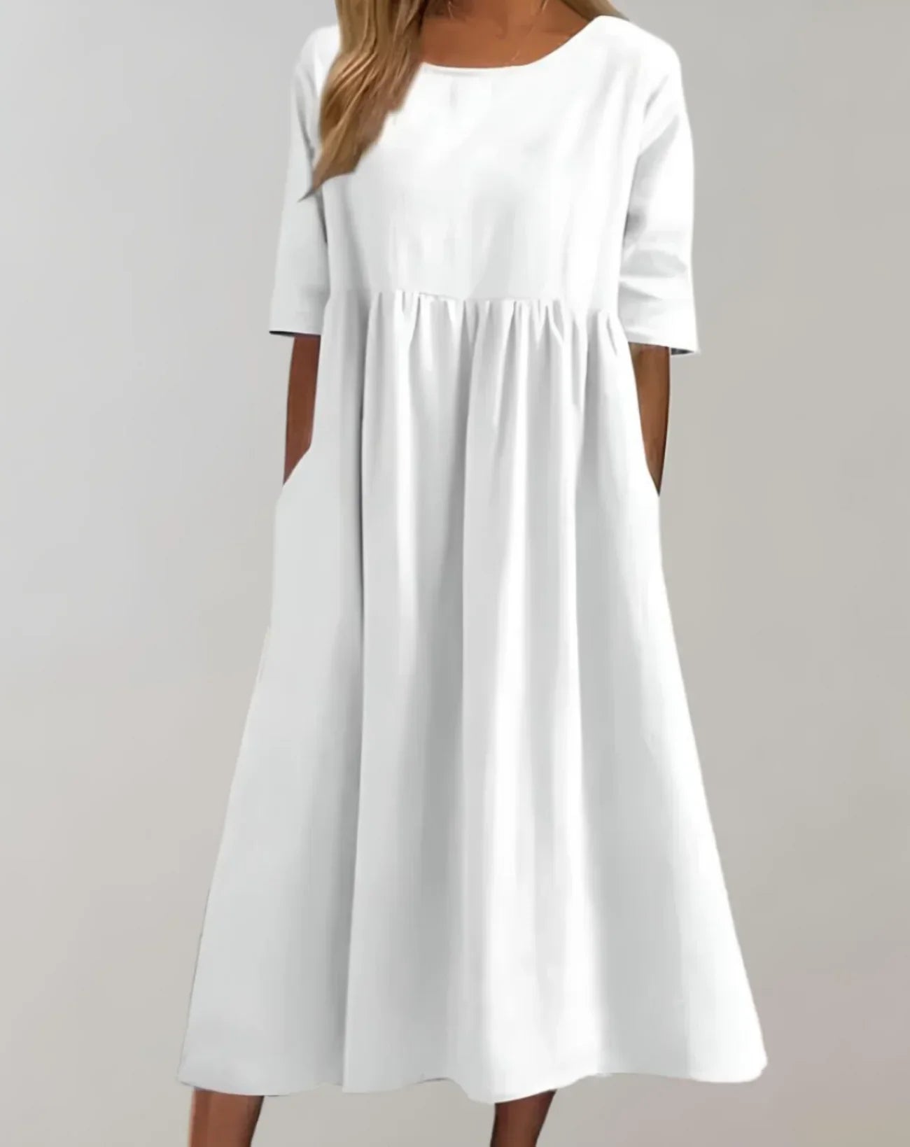 Zavando – Locker sitzendes Baumwollkleid