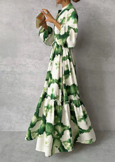 Zavando- Grünes Maxikleid