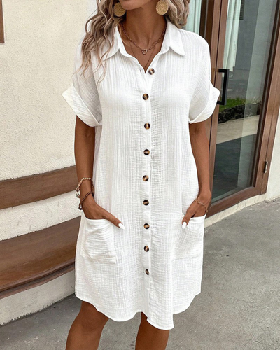 Zavando - Damen-Hemdkleid