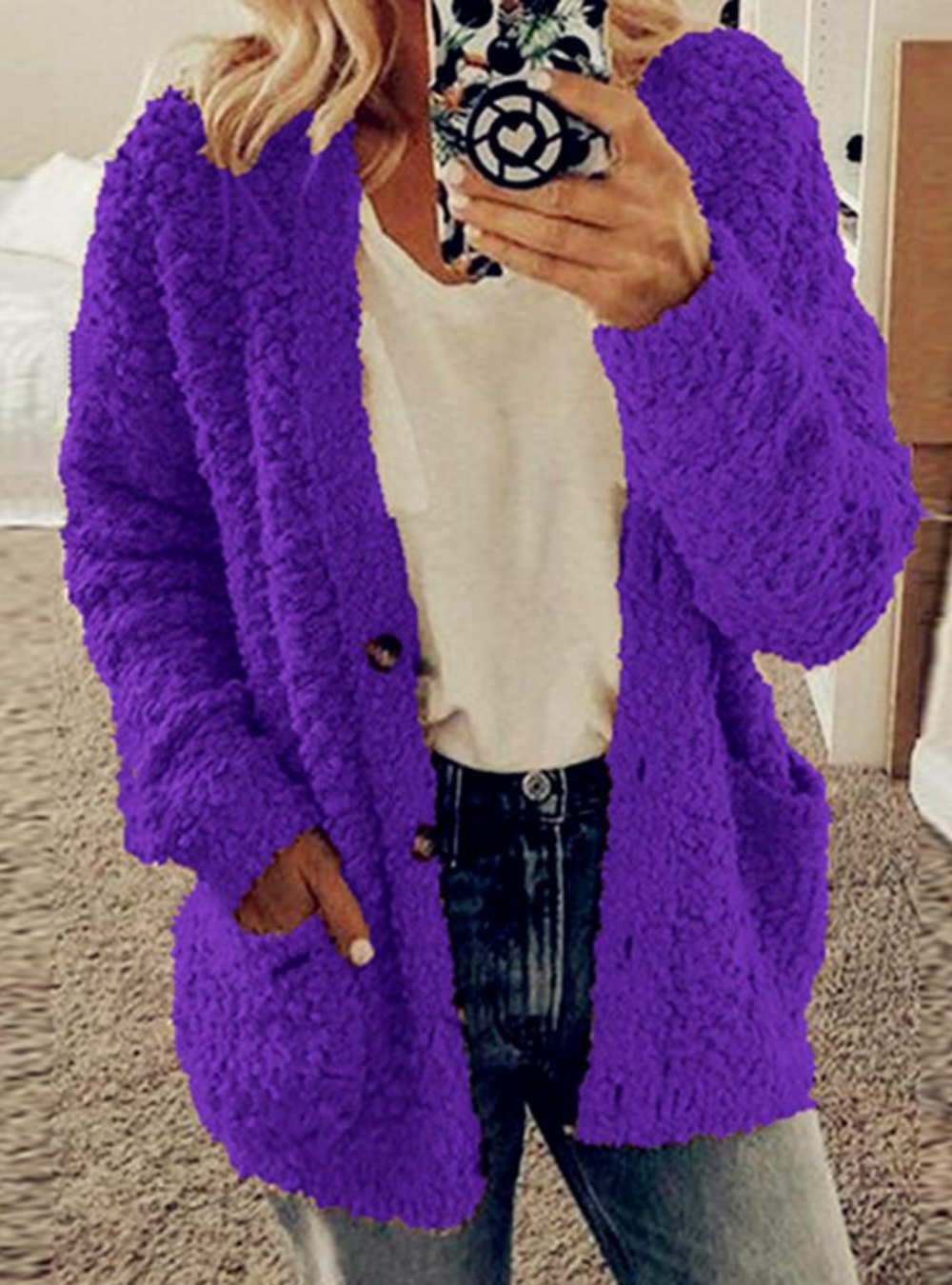 Zavando - Kuschelige Strickjacke für Damen