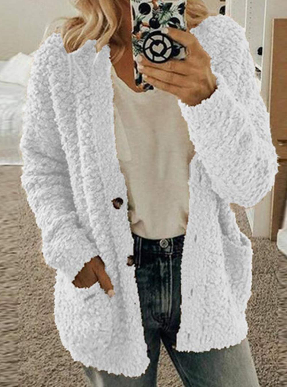 Zavando - Kuschelige Strickjacke für Damen