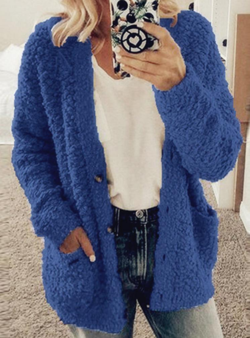 Zavando - Kuschelige Strickjacke für Damen