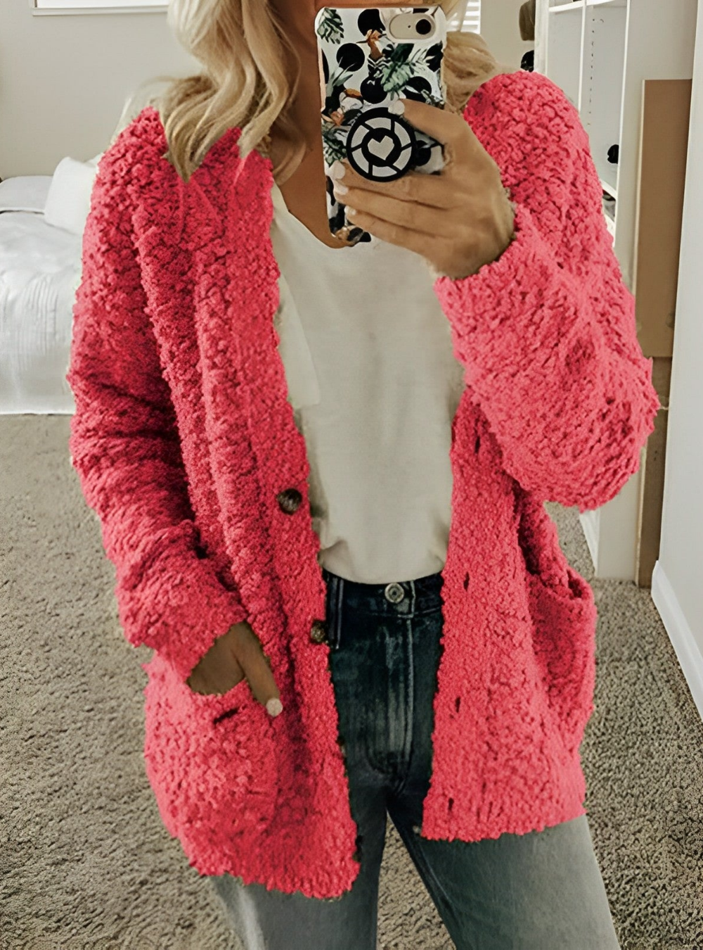 Zavando - Kuschelige Strickjacke für Damen