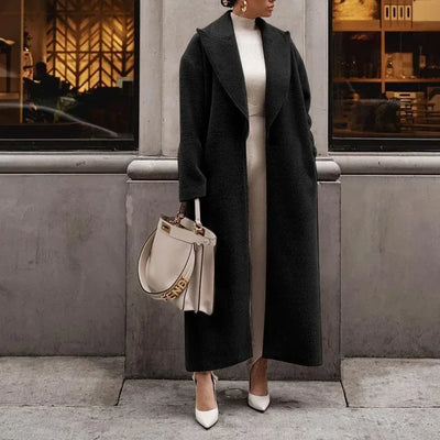 Damen Langer Revers Trench Mantel | Oversized