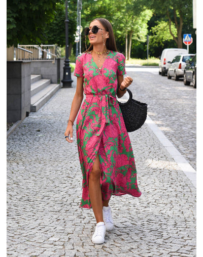 Zavando - Damen Sommer Bequemes Kleid