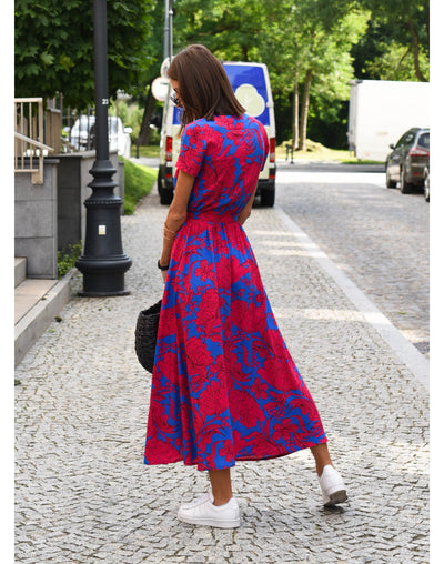 Zavando - Damen Sommer Bequemes Kleid