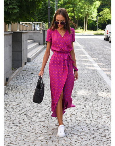 Zavando - Damen Sommer Bequemes Kleid