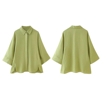 Zavando - Mühelose Casual Basic Hemd Set