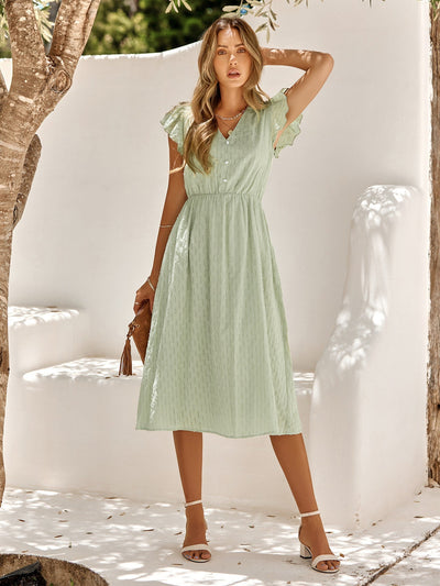 Zavando - Sommer Midikleid für Damen
