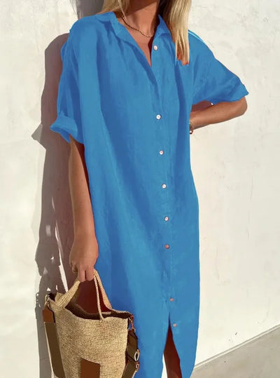 Zavando – Hemdblusenkleid - Freizeitkleid