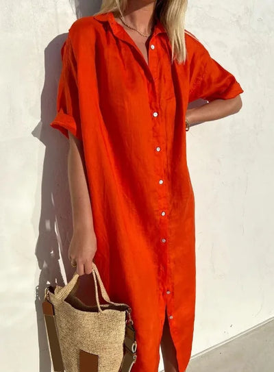 Zavando – Hemdblusenkleid - Freizeitkleid