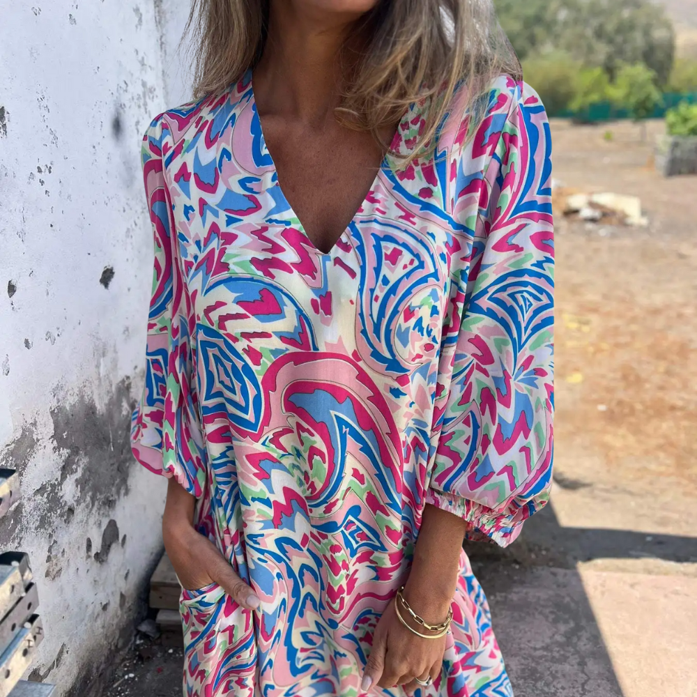 Zavando- Elegante Boho-Kleid