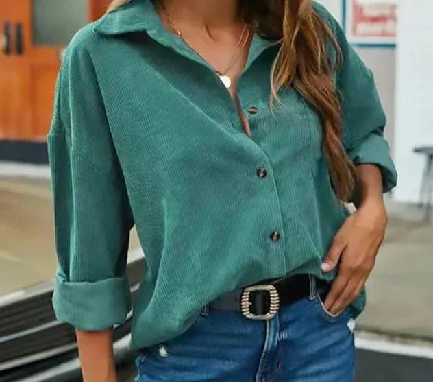 Zavando | Bluse Damen Langarm | Elegant