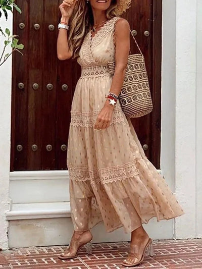 Zavando - Damen Maxikleid