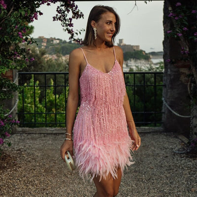 Zavando - Cocktail  Frauen Kleid