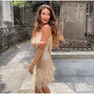 Zavando - Cocktail  Frauen Kleid