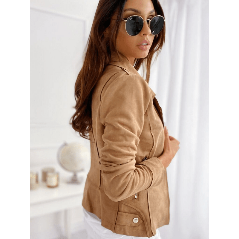 Damen Langarmjacke Mit Reißverschluss | Chic